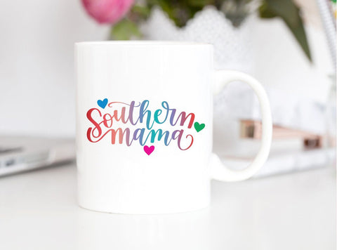 Southern Mama Hand Lettered SVG Cut File | Southern Sayins | Designs for Cricut | Files for Silhouette SVG Maple & Olive Designs 