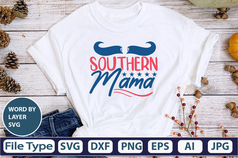 Southern Mama SVG Cut File SVG DesignPlante 503 
