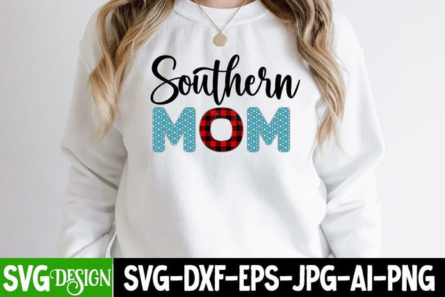 Southern Mom Sublimation Design, Southern Mom SVG Cut File, Southern Mom Sublimation Design Quotes Sublimation BlackCatsMedia 