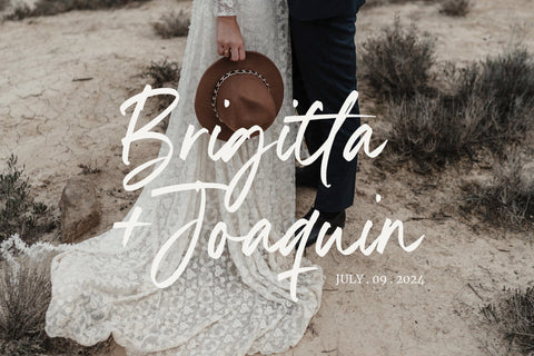 Southern Paradise - Handwritten Script font Font Timur type 