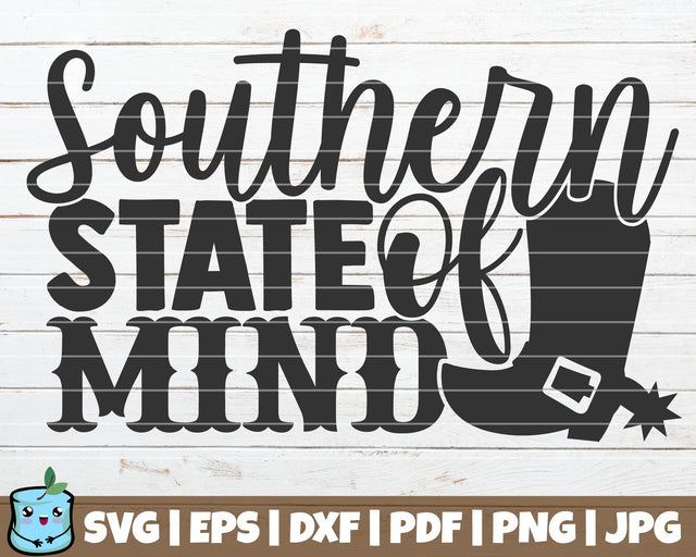 Southern State Of Mind SVG MintyMarshmallows 