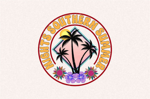 Southern Summer Nights Sublimation SVGArt 