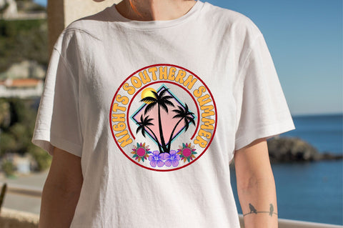Southern Summer Nights Sublimation SVGArt 
