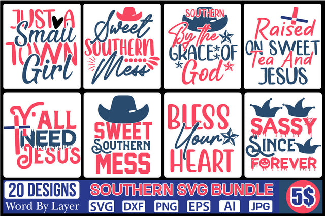 Southern Svg Bundle SVG DesignPlante 503 