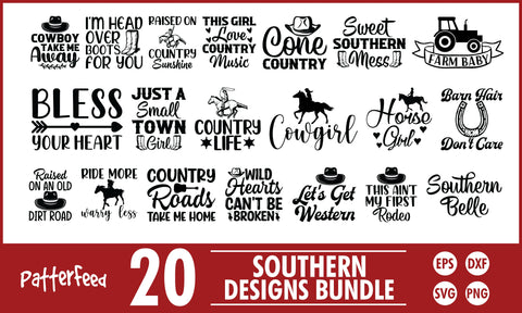 Southern SVG Designs Bundle SVG PatternFeed8 