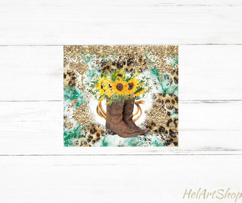 Southern Tumbler PNG | Cowboy Boots SKINNY TUMBLER 20oz Png Sublimation _HelArtShop_ 