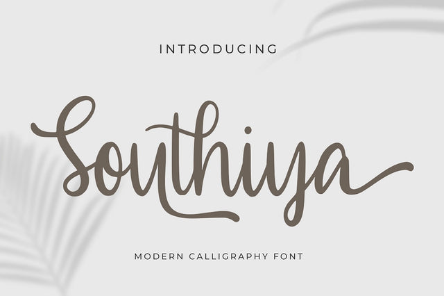 Southiya - Modern Calligraphy Font Font StringLabs 