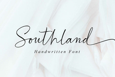 Southland - Casual Script Font MJB Letters Studio 