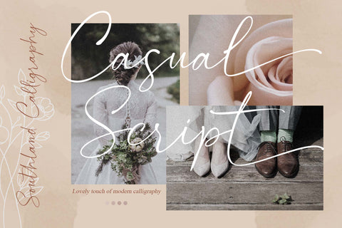 Southland - Casual Script Font MJB Letters Studio 