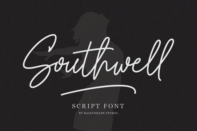 Southwell Script Font Font Balevgraph Studio 