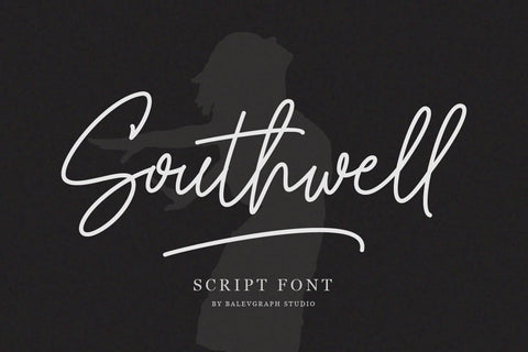 Southwell Script Font Font Balevgraph Studio 
