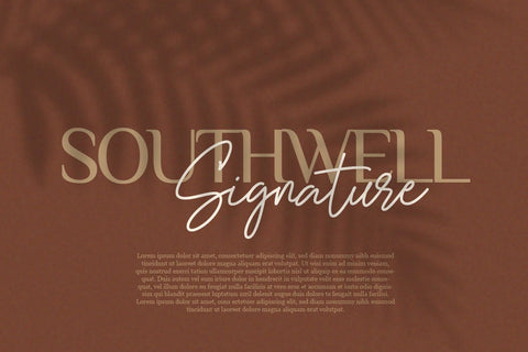 Southwell Script Font Font Balevgraph Studio 