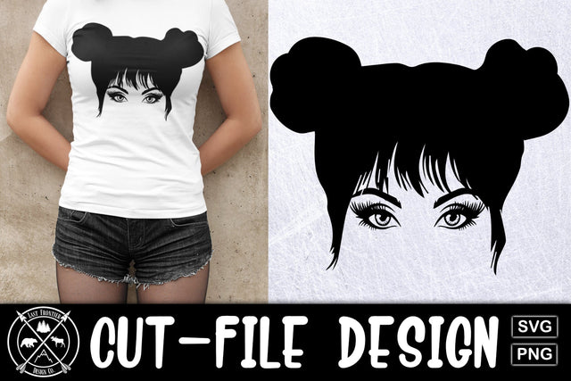 Space Buns SVG SVG Last Frontier Design Co. 