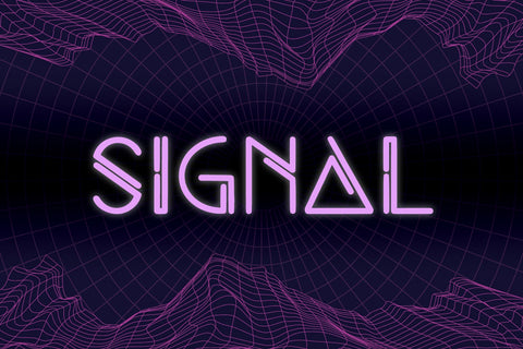 Space Game - Display Font Font Alpaprana Studio 