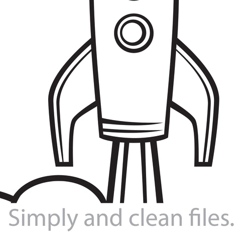Space rocket SVG TribaliumArtSF 