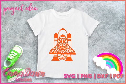 Space Shuttle SVG SVG Emma Dawn Designs 