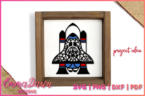 Space Shuttle SVG SVG Emma Dawn Designs 