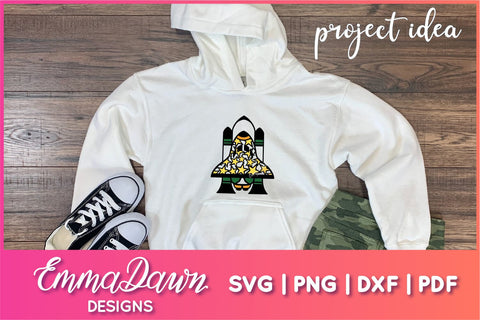 Space Shuttle SVG SVG Emma Dawn Designs 