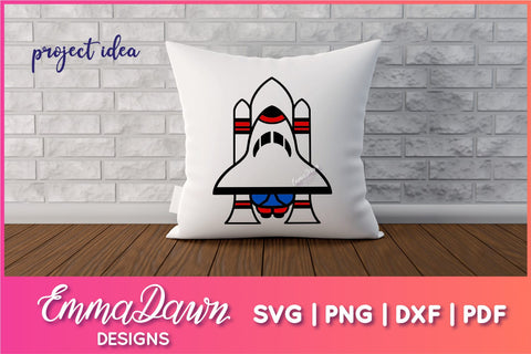Space Shuttle SVG SVG Emma Dawn Designs 