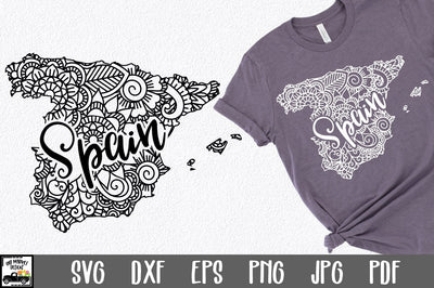 Spain SVG File - Spain Mandala Design SVG Old Market 
