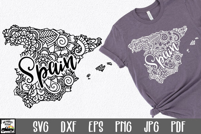 Spain SVG File - Spain Mandala Design SVG Old Market 