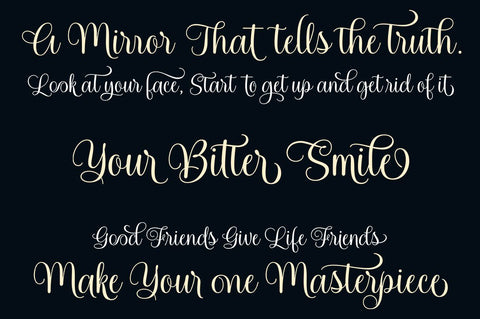 Spalding Script Font Zane Studio55 