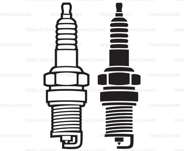 Spark Plug SVG TribaliumArtSF 
