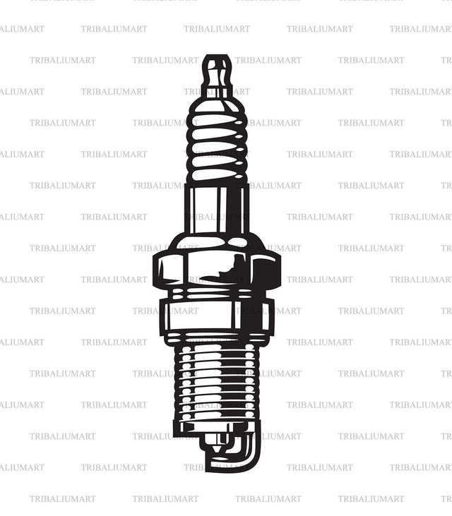 Spark Plug SVG TribaliumArtSF 