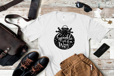 Sparkle all the Way SVG- DXF-EPS I Christmas SVG I Holidays SVG Happy Printables Club 
