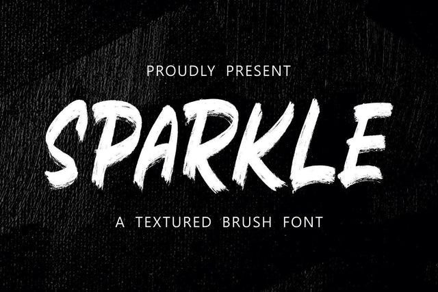 SPARKLE Font Mozarella 