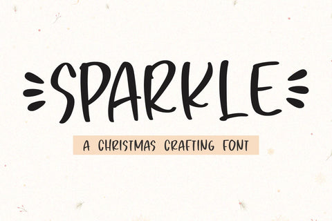 SPARKLE Font Mozarella 