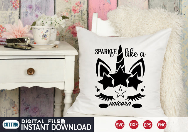 sparkle like a unicorn SVG designer krishna 