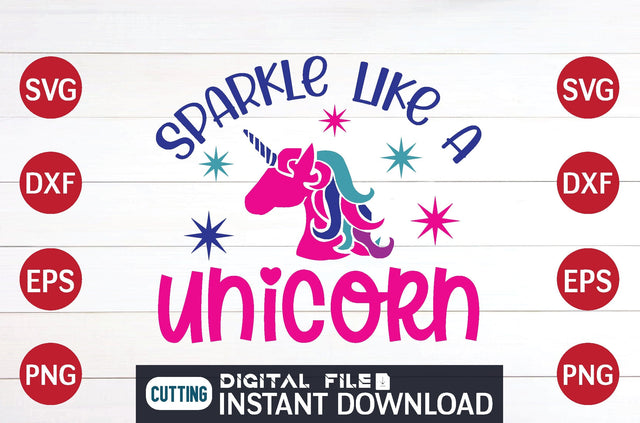 sparkle like a unicorn svg SVG designer krishna 