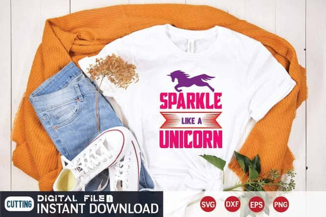 sparkle like a unicorn svg SVG designer krishna 