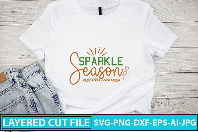 Sparkle Season SVG Cut File SVG Syaman 