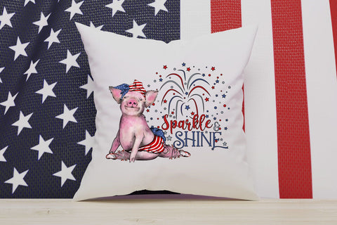 Sparkle Shine Piggy Sublimation Sublimation QueenBrat Digital Designs 