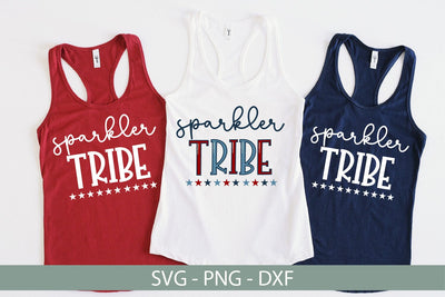 Sparkler Tribe SVG-Fourth Of July SVG-Patriotic SVG SVG Linden Valley Designs 