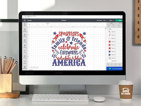 Sparklers Family and Friends, Celebrate Fireworks SVG, 4th July Svg, America Svg SVG TonisArtStudio 