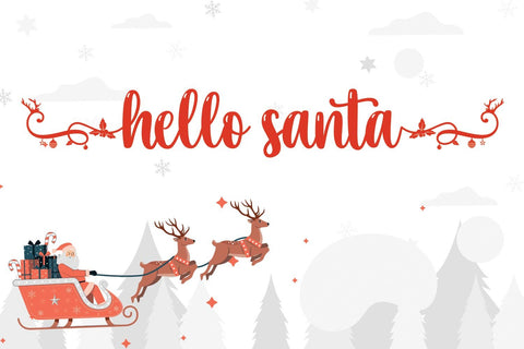 Sparkling Christmas Font Mozarella 