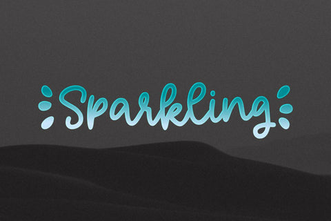 Sparkling Font Olivetype 