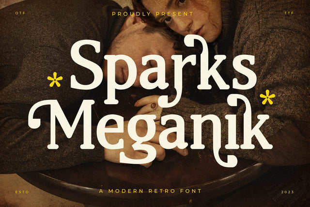 Sparks Meganik Typeface Font Storytype Studio 