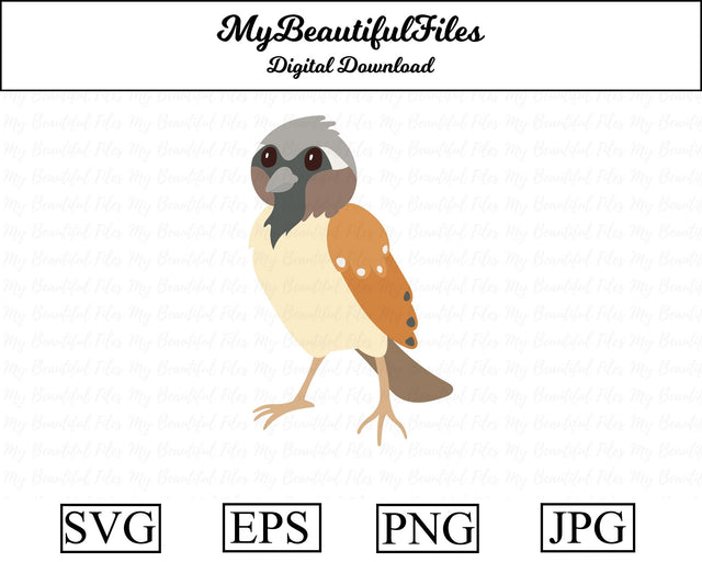 Sparrow - Animal SVG MyBeautifulFiles 