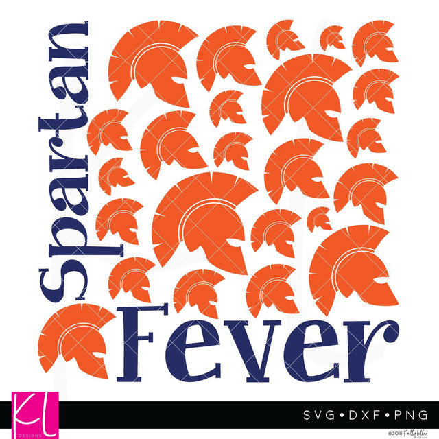Spartan Fever SVG Kelly Lollar Designs 