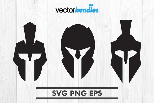 Spartan helmet clip art svg SVG vectorbundles 