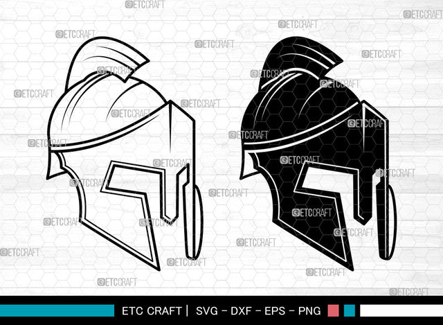 Spartan Helmet SVG, Sword Helmet Svg, Warrior Medieval Svg, Spartan Svg, Spartan Helmet Svg SVG ETC Craft 