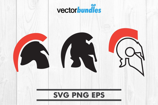 Spartan side helmet clip art svg SVG vectorbundles 