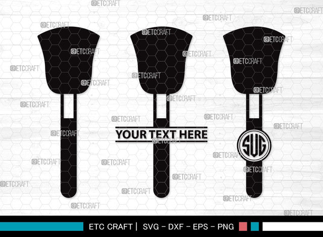 Spatula Fork Monogram SVG | Barbecue Svg | Spatula Svg | Utensil Svg | Grilling Svg | Kitchen Svg | Spatula Fork Clipart SVG ETC Craft 