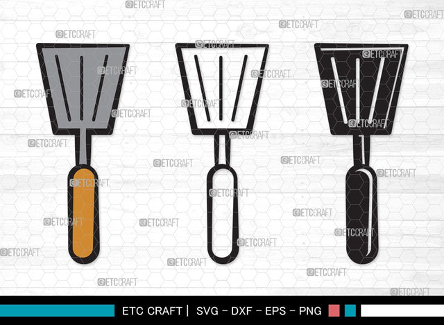 Spatula Fork SVG | Barbecue Svg | Spatula Svg | Utensil Svg | Grilling Svg | Kitchen Svg | Spatula Fork Clipart SVG ETC Craft 