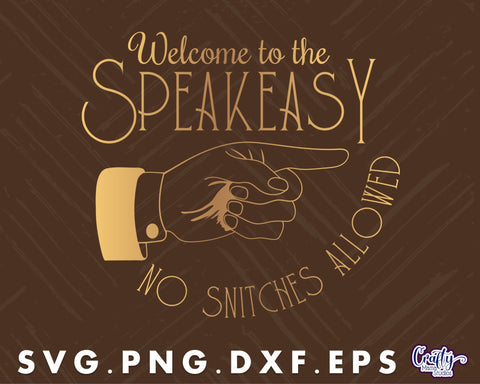 Speakeasy Svg | Vintage Prohibition Svg | Round Beer Svg SVG Crafty Mama Studios 