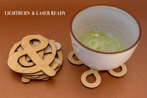 Special Characters Coasters Digital Vector Files for Laser Cutter. SVG MaramadeLaser 